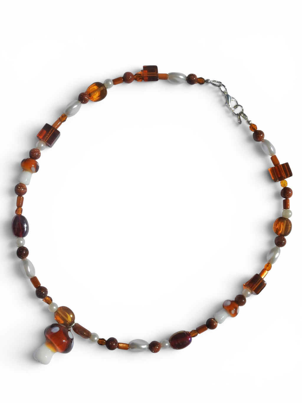 Brown Beaded Necklace