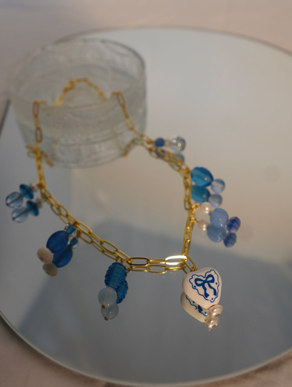Baby Blues Charm Necklace