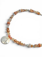 Peachy Beaded Necklace