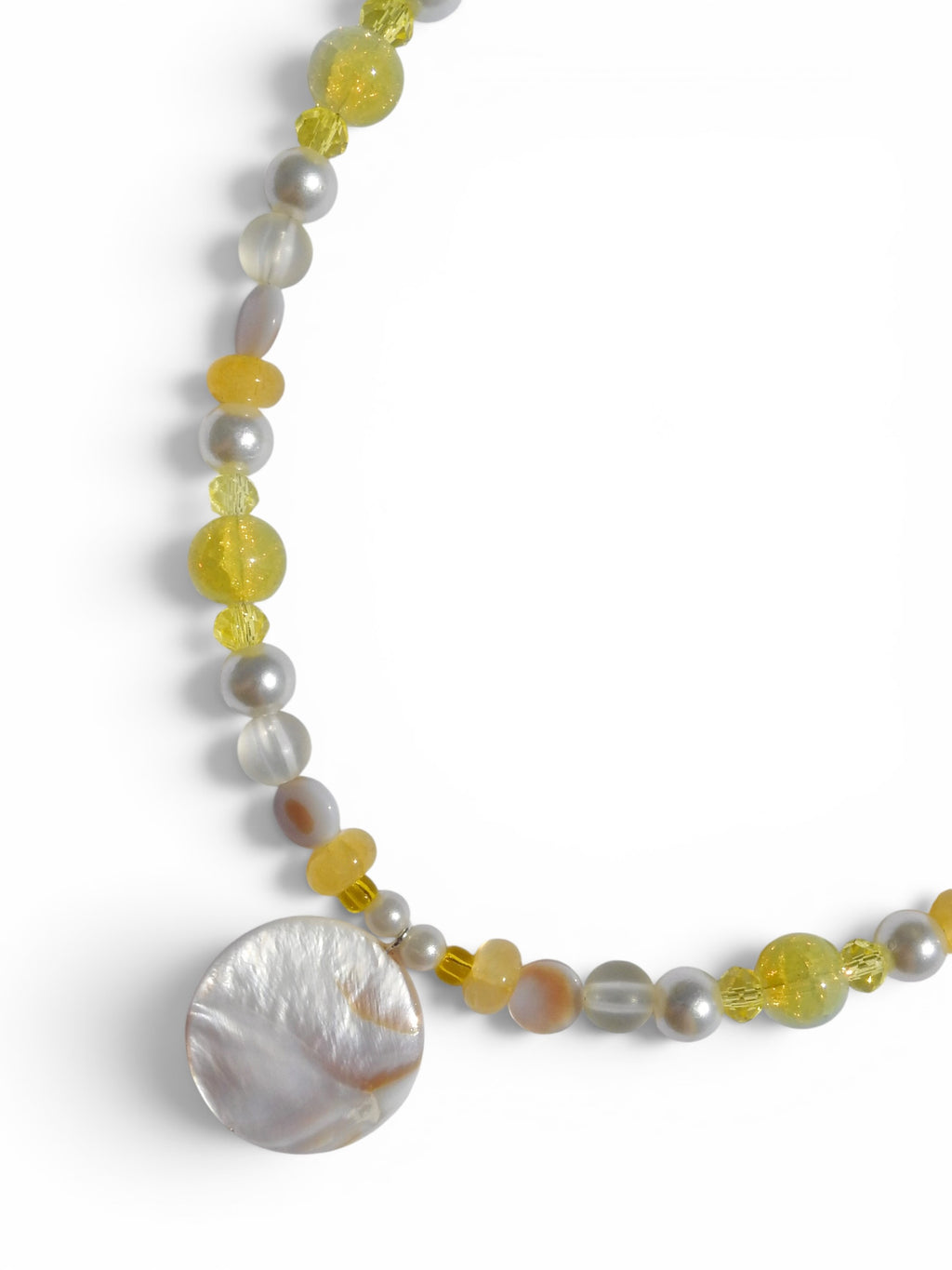 Yellow Beaded Necklace