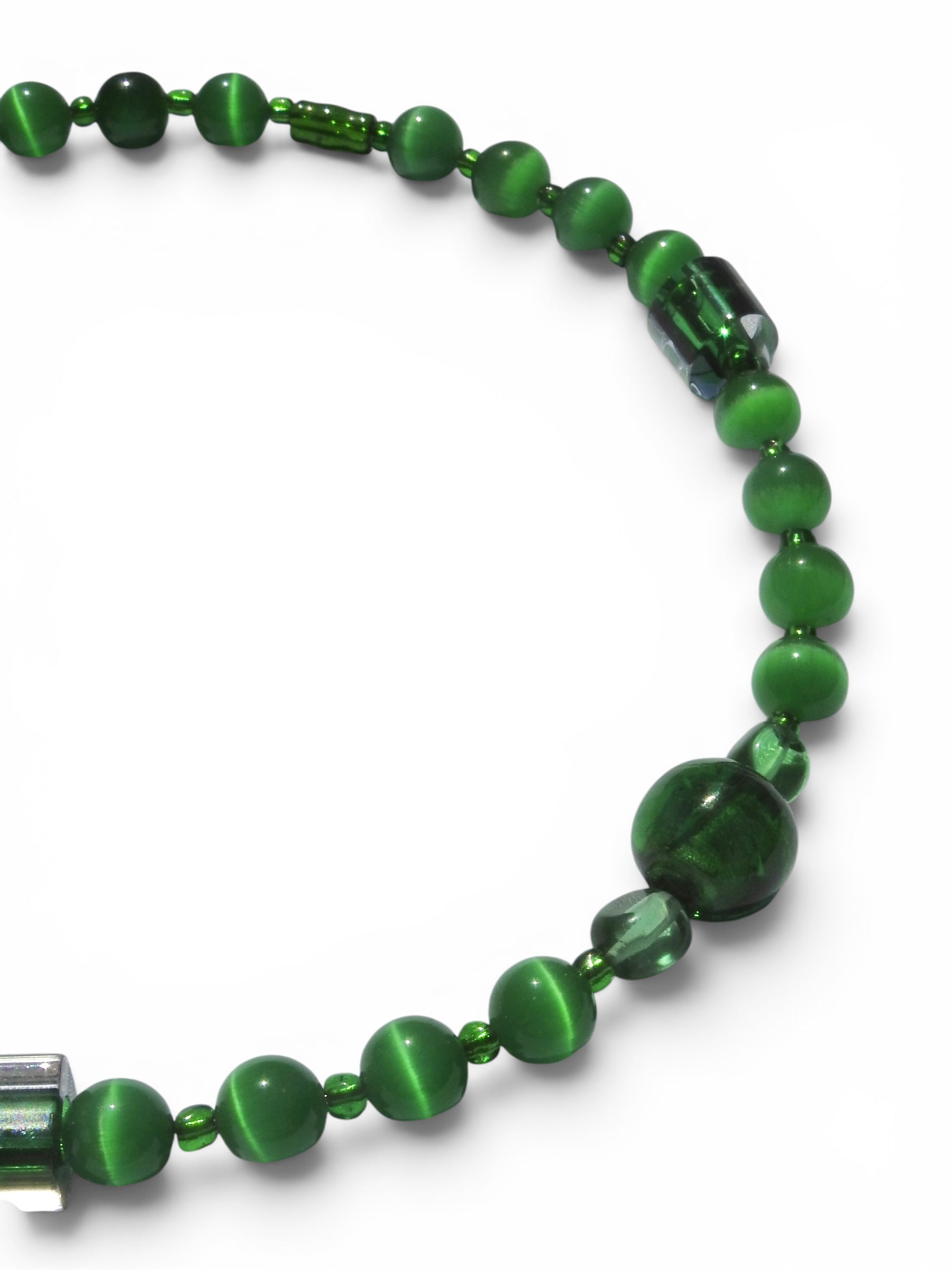 Emerald Beaded Necklace