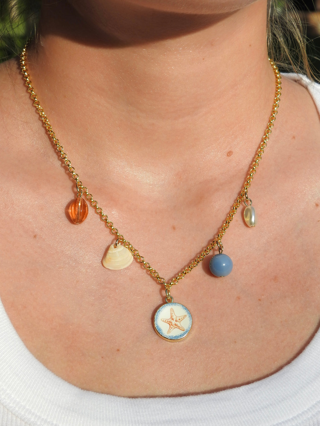Augustine Charm Necklace