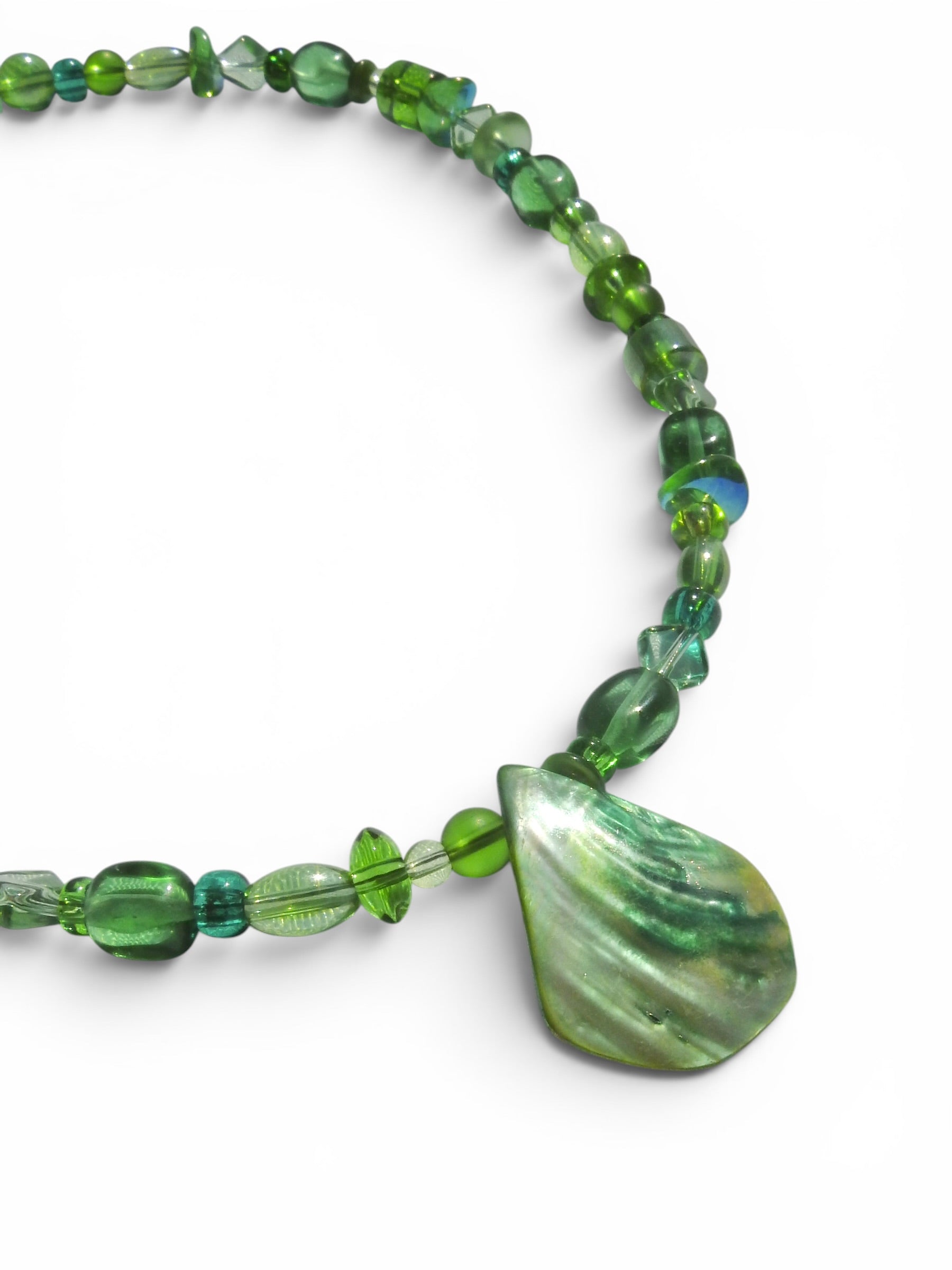 Green Beaded Necklace