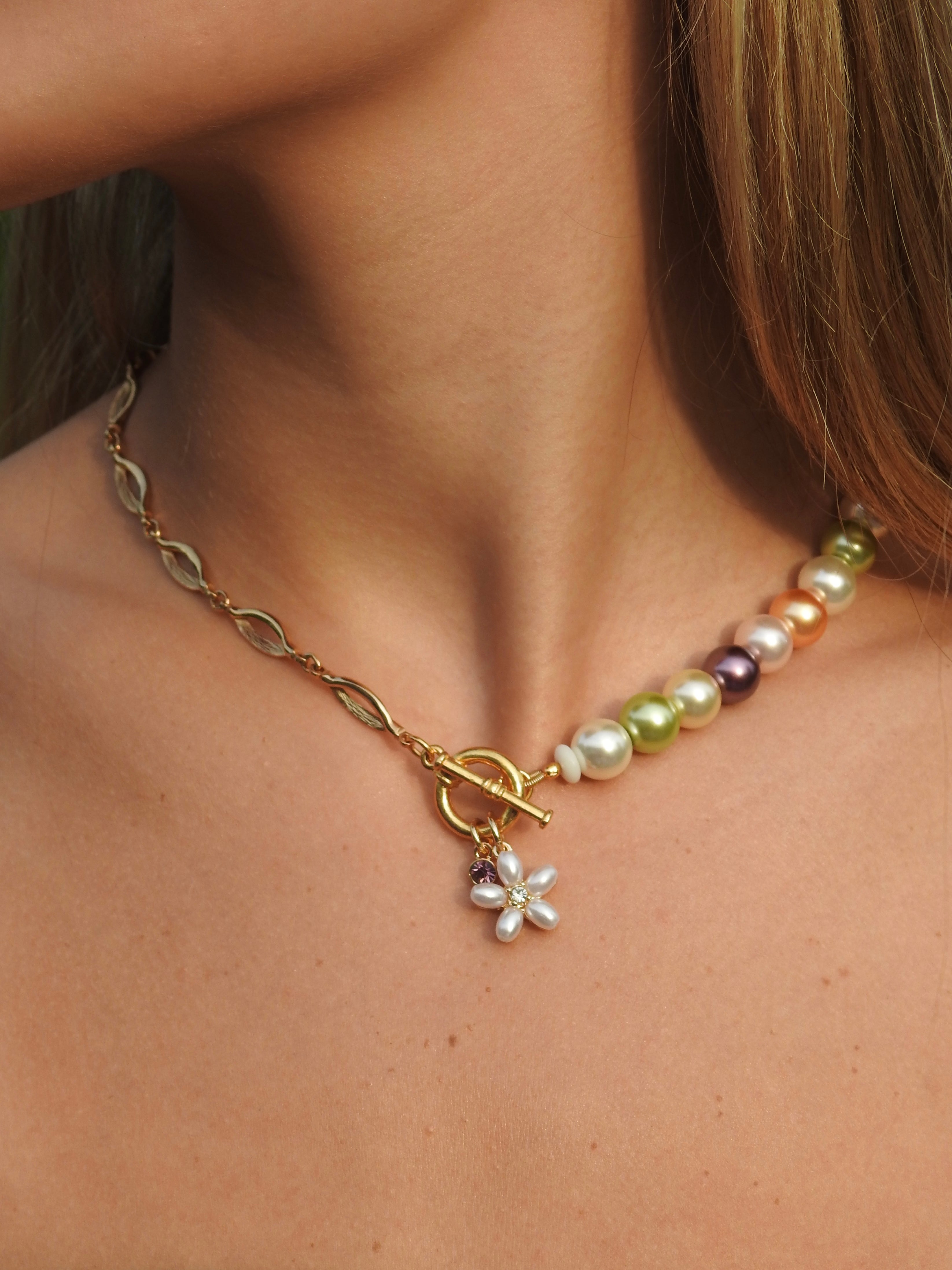 Flora Split Chain Necklace