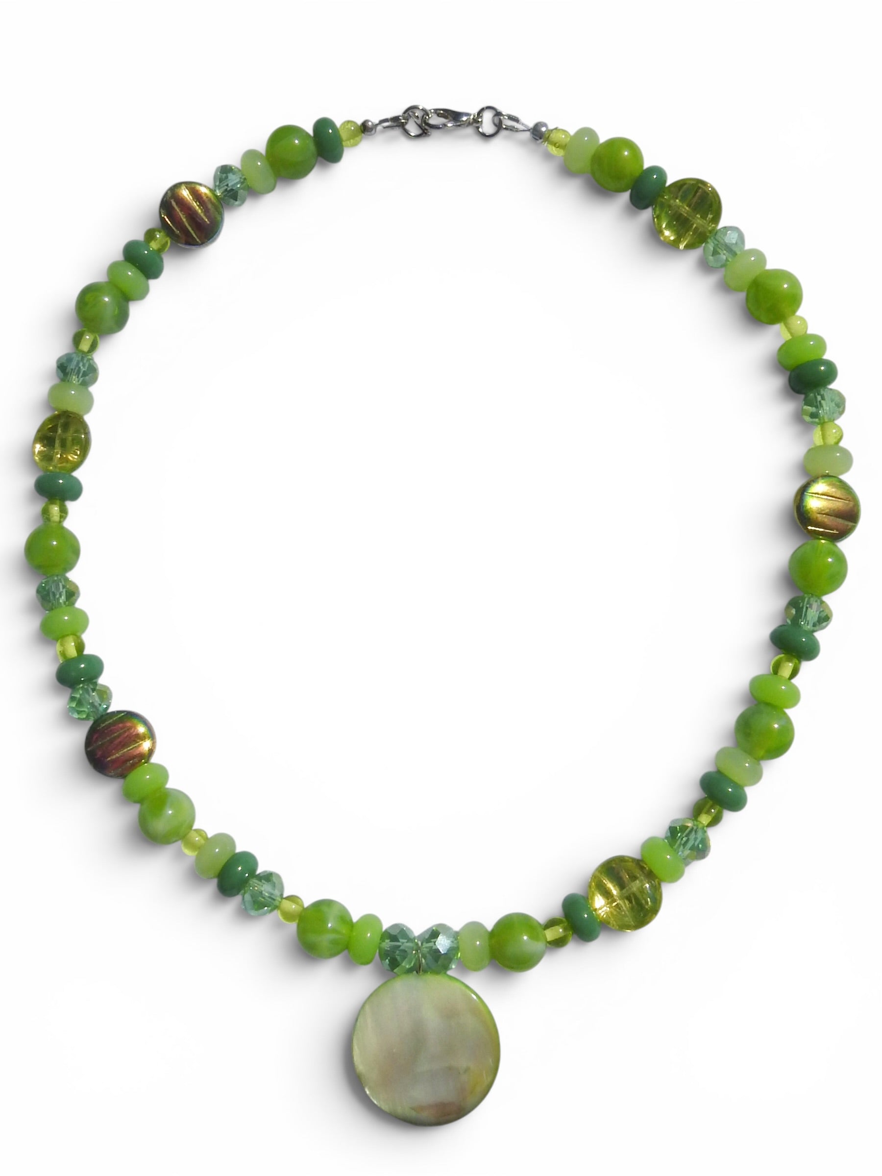 Peridot Beaded Necklace