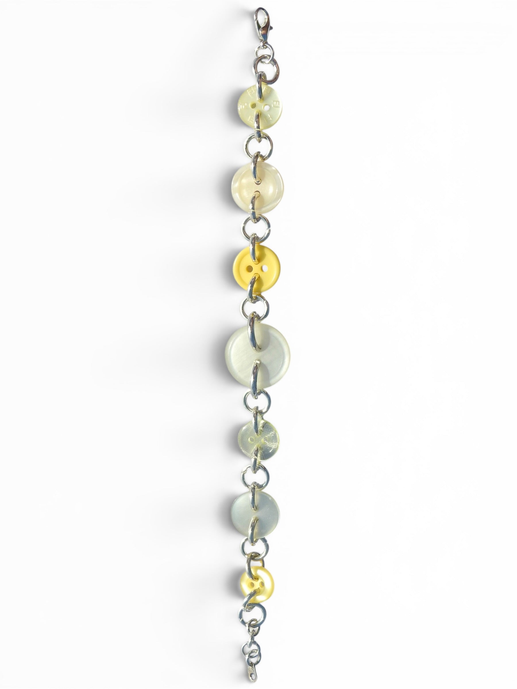 Yellow Button Bracelet