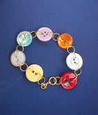Colored Button Bracelet