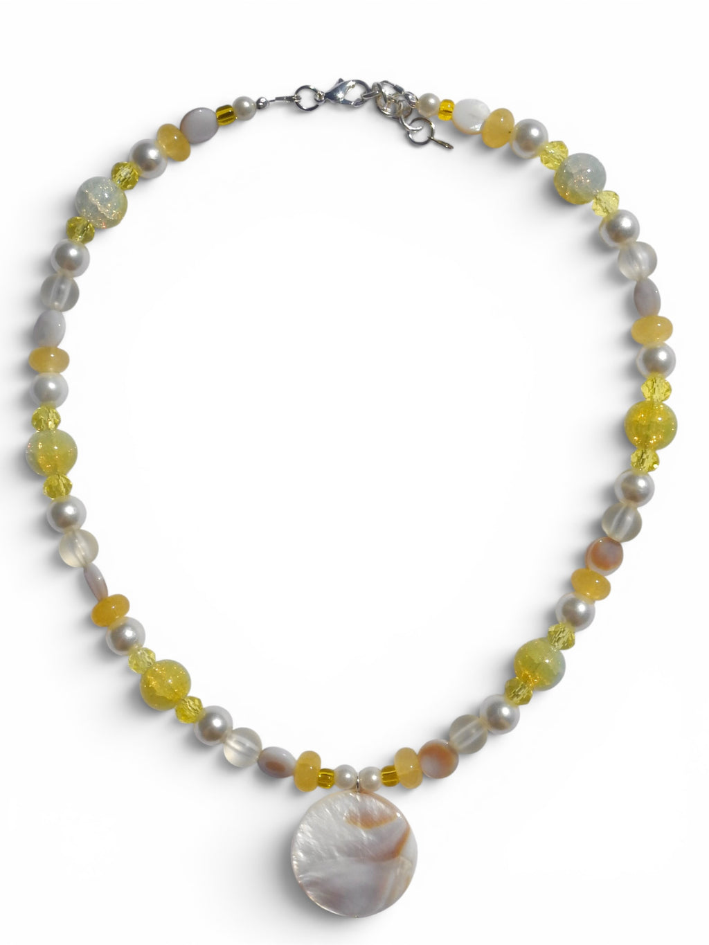 Yellow Beaded Necklace