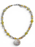 Yellow Beaded Necklace