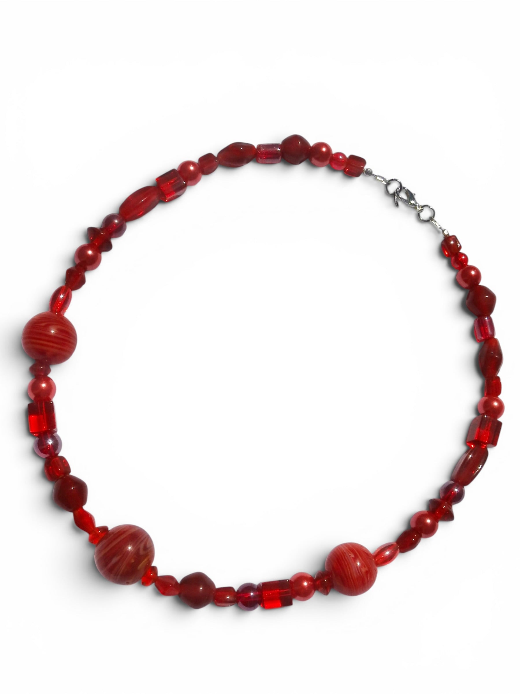 Red Beaded Necklace