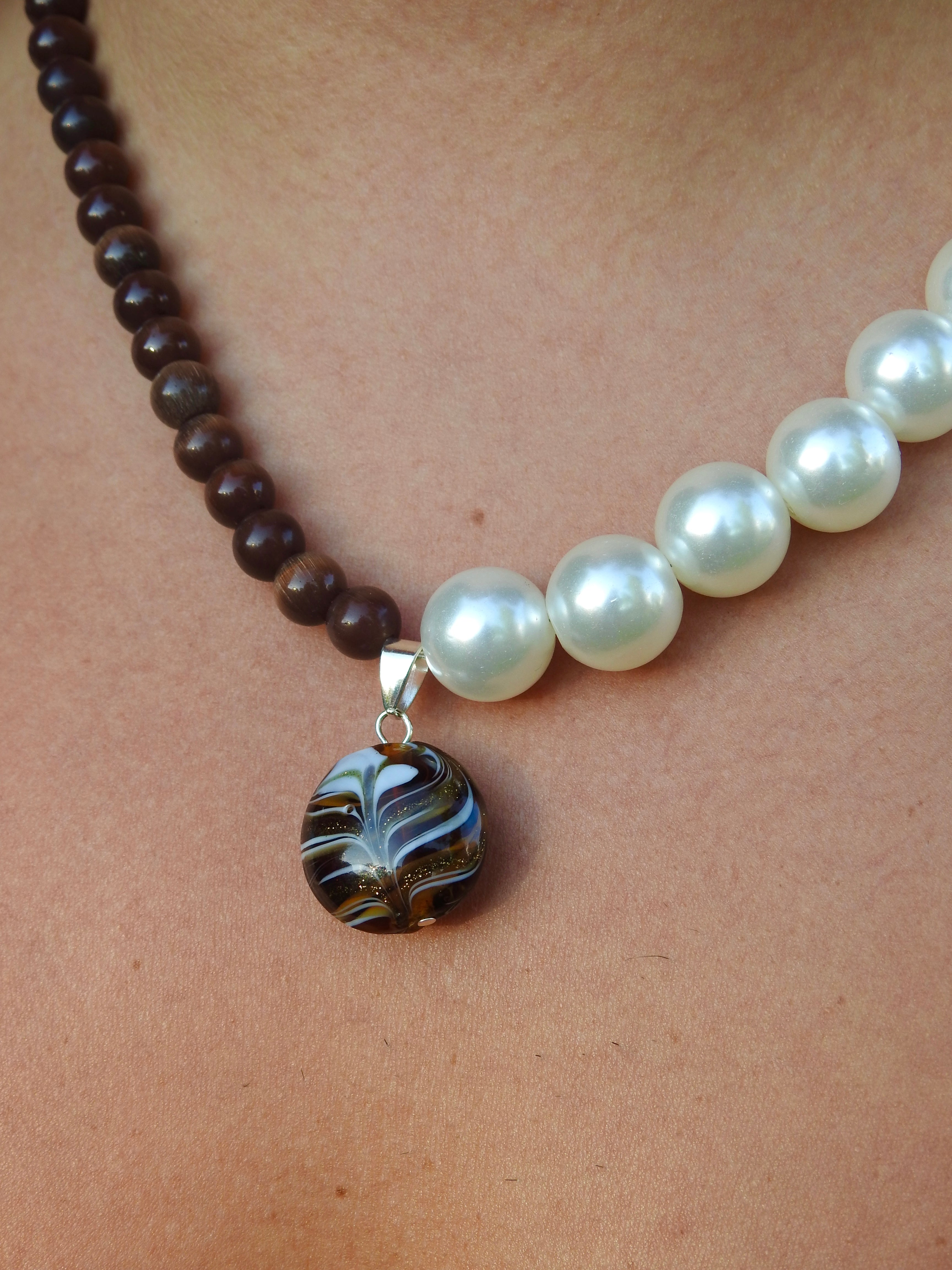 Umber Split Necklace