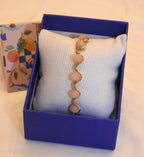 Blush Pink Wrapped Bracelet