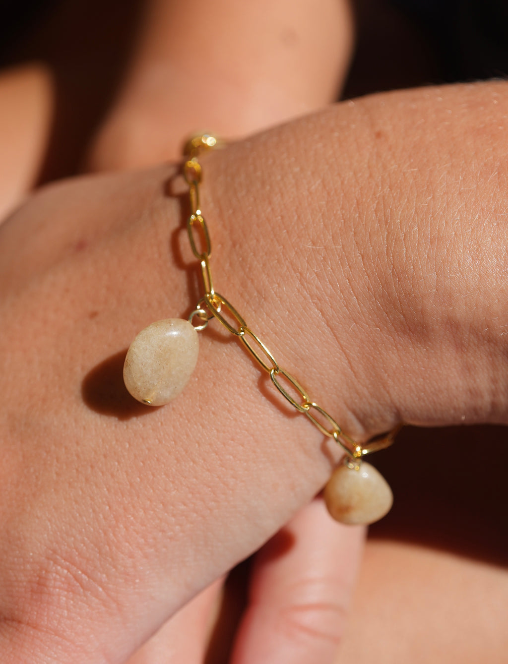 Stone Charm Bracelet