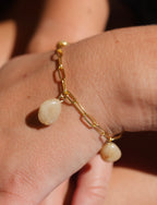 Stone Charm Bracelet