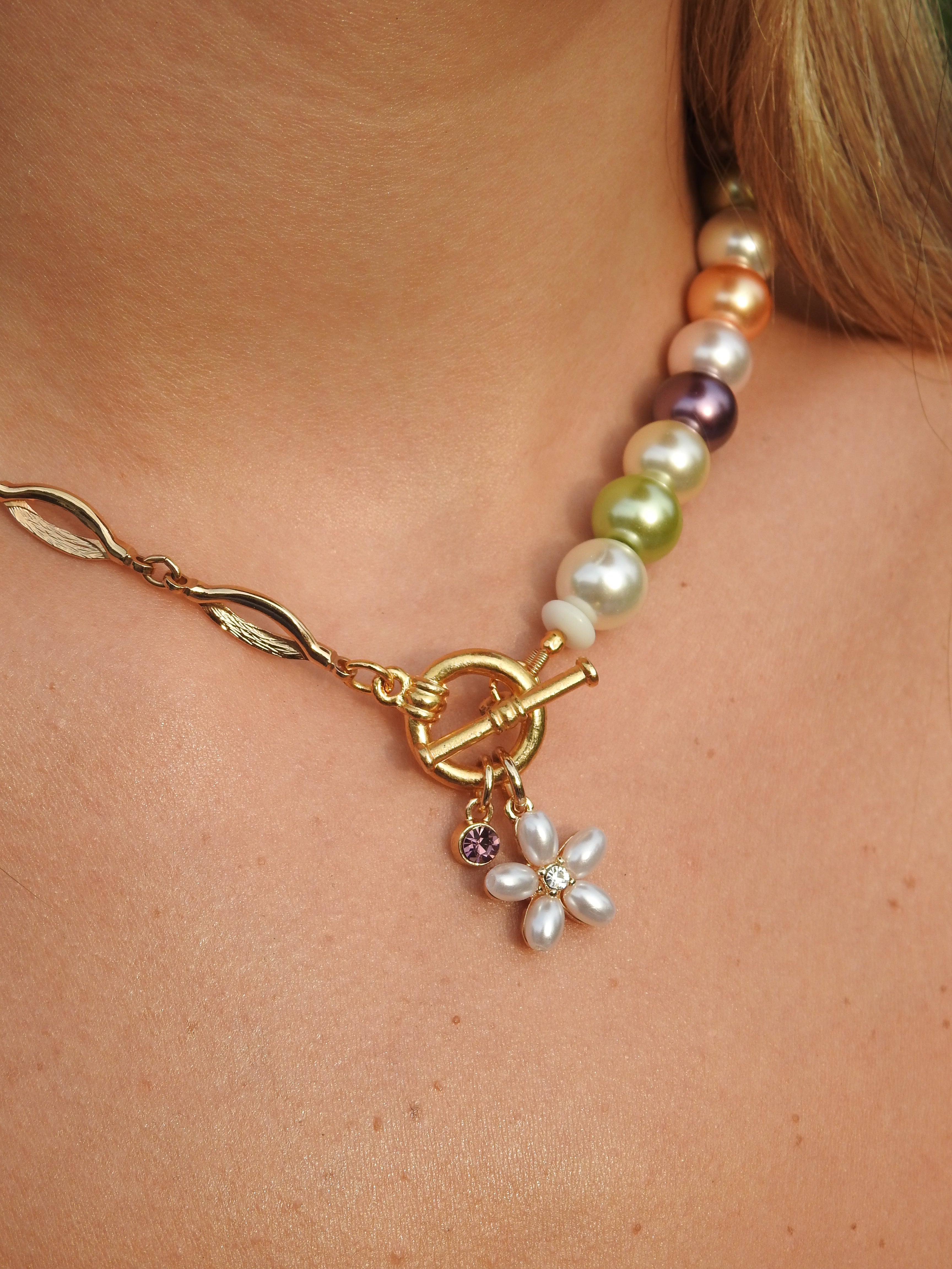 Flora Split Chain Necklace
