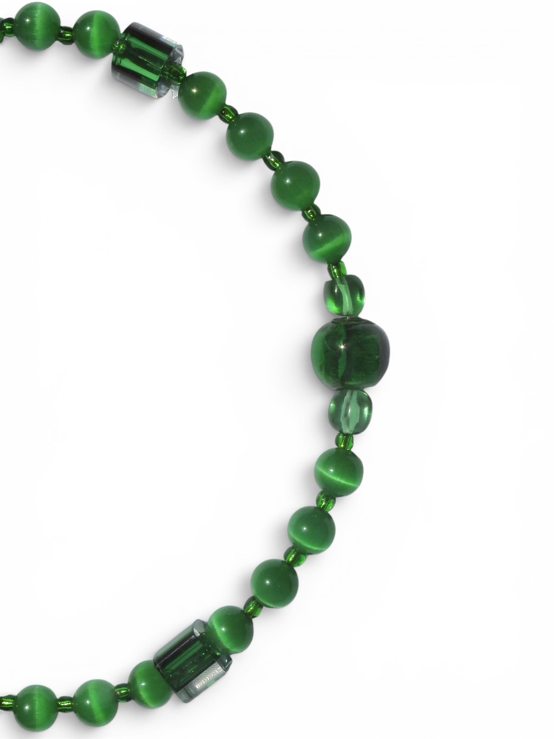 Emerald Beaded Necklace