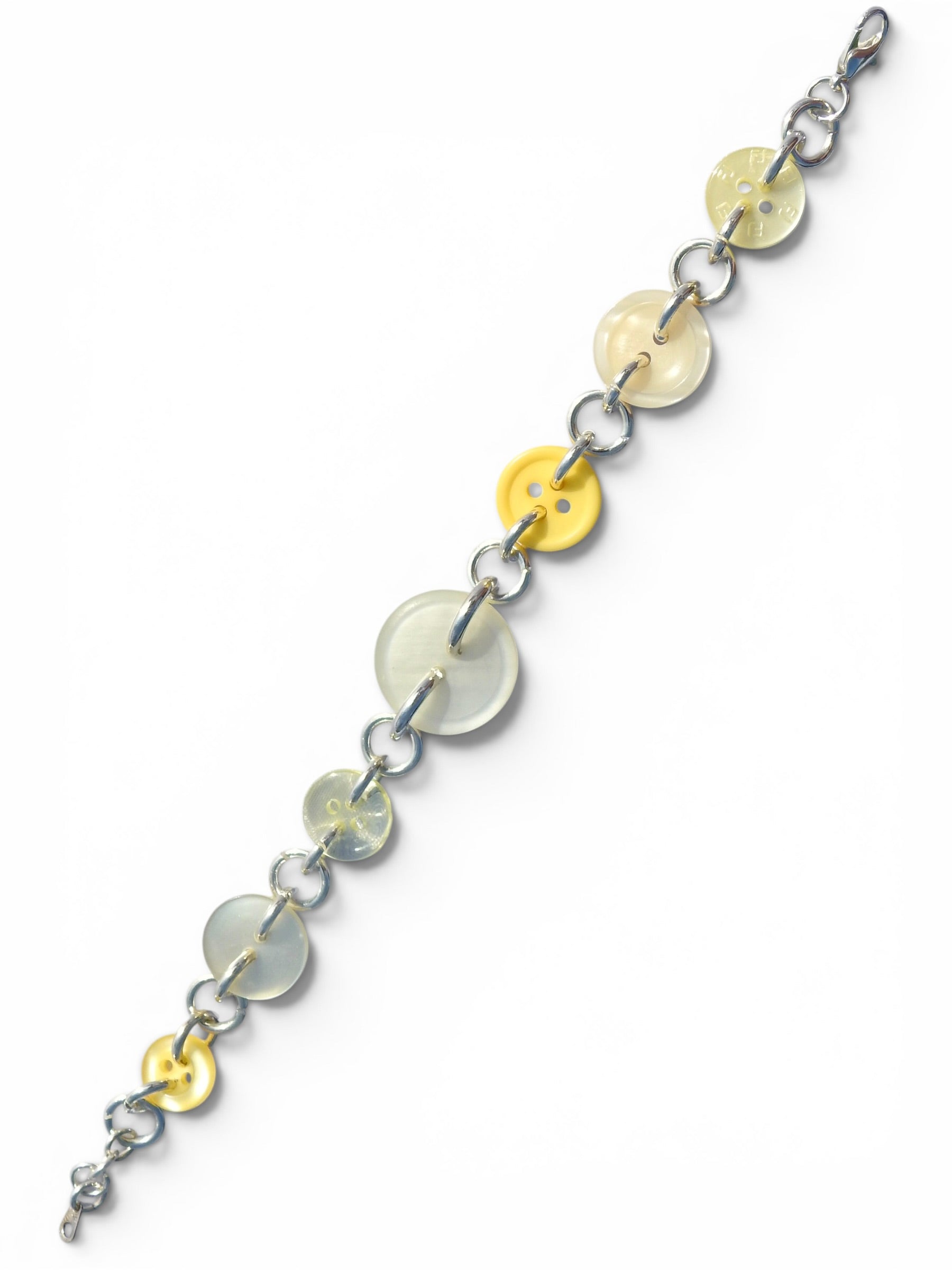 Yellow Button Bracelet
