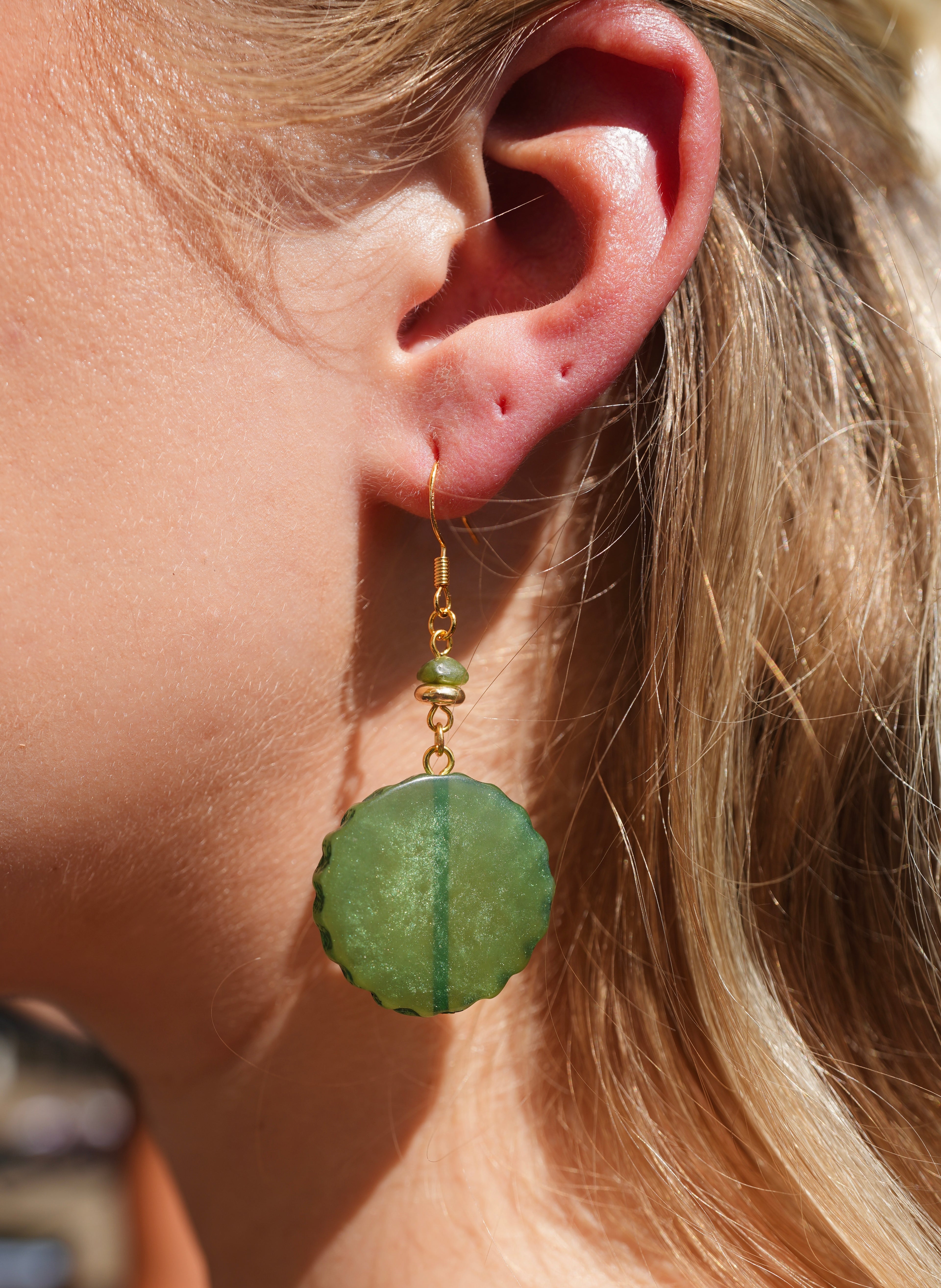 Bottle Capped Earrings