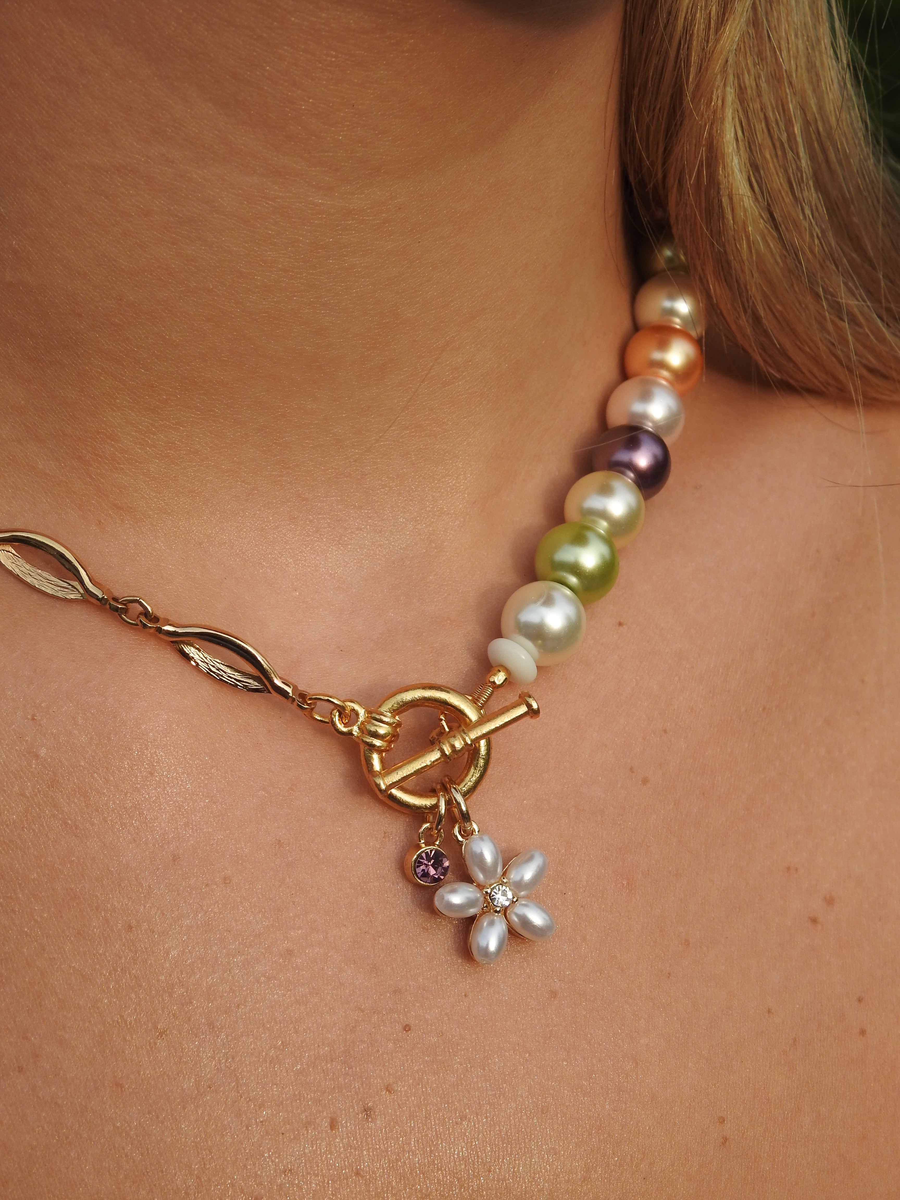 Flora Split Chain Necklace