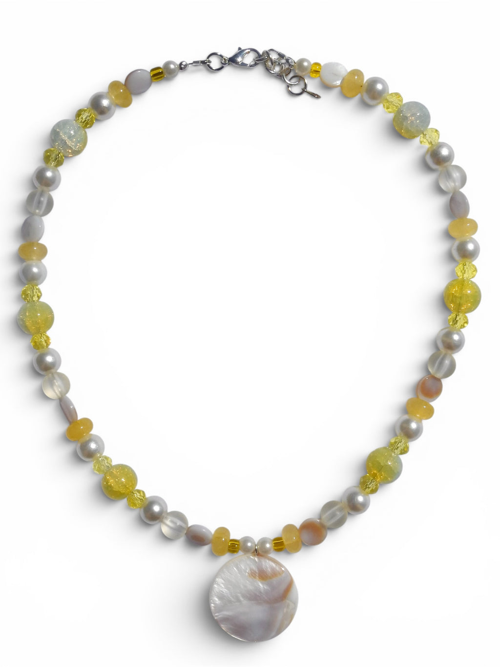 Yellow Beaded Necklace