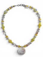 Yellow Beaded Necklace