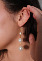 Large Pearled Earrings