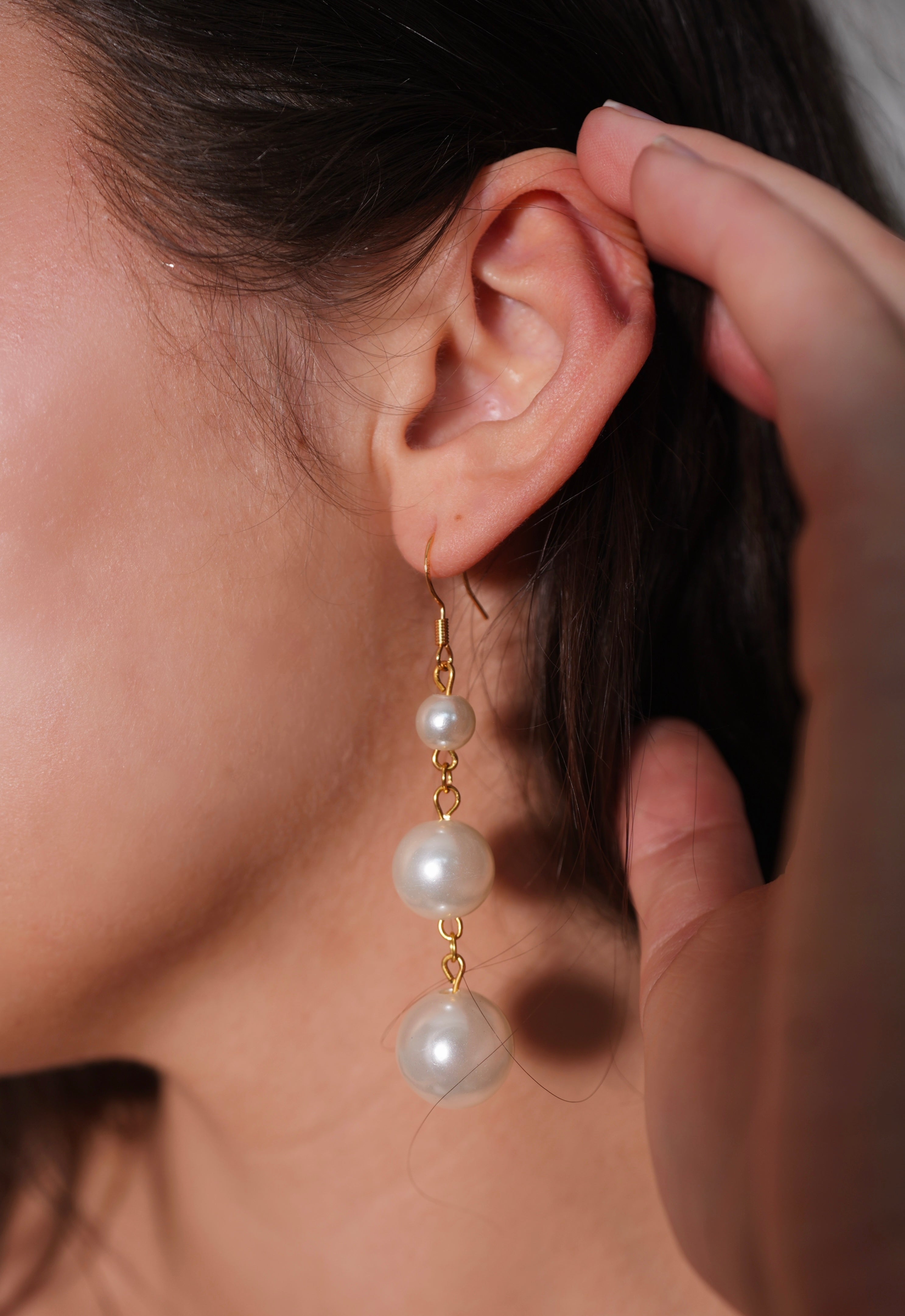 Large Pearled Earrings