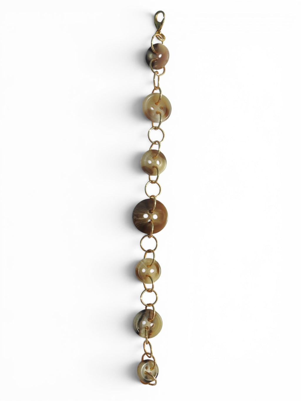 Chestnut Button Bracelet