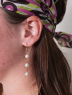 Small Pearled Earrings