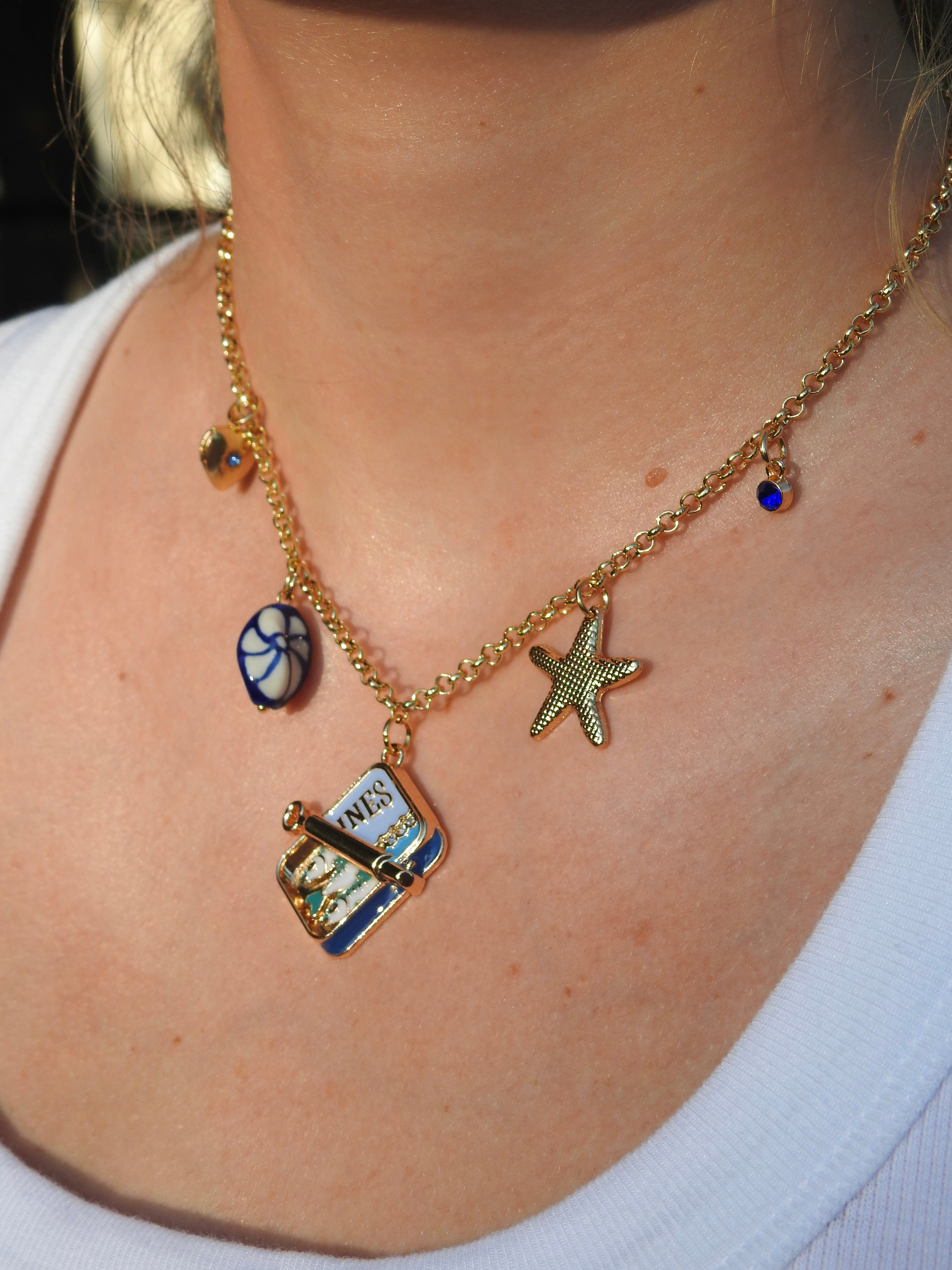 Sardine Charm Necklace
