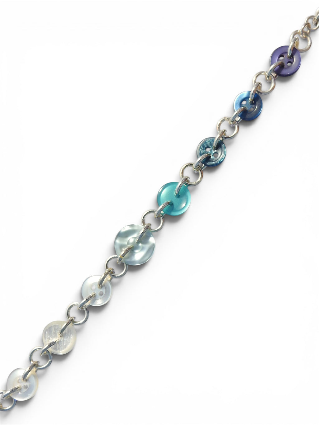 Ocean Ombré Button Bracelet
