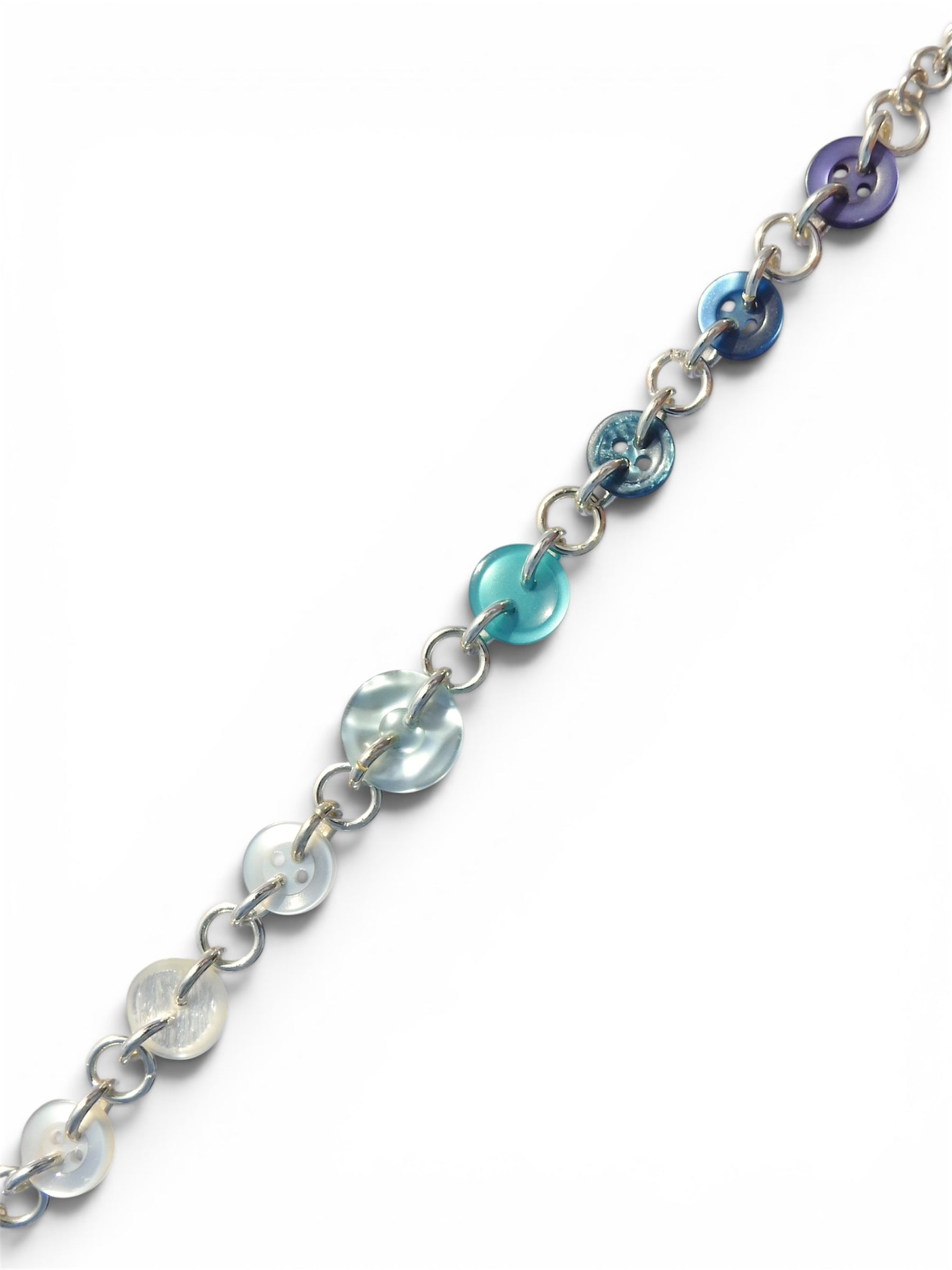 Ocean Ombré Button Bracelet