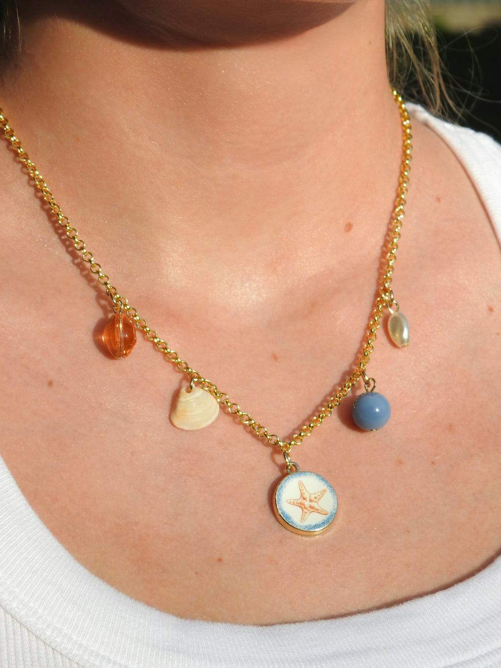Augustine Charm Necklace