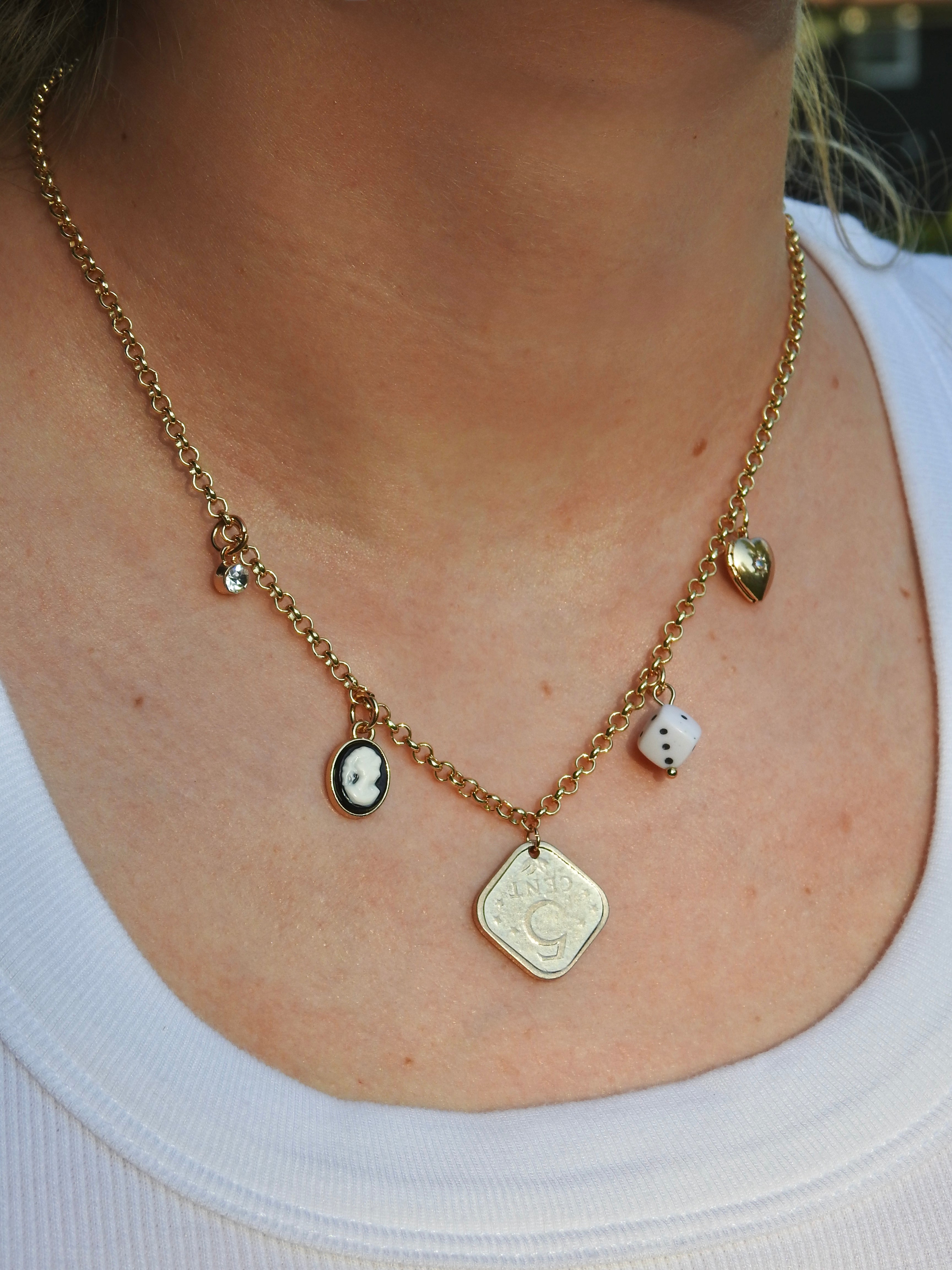 Noir Charm Necklace