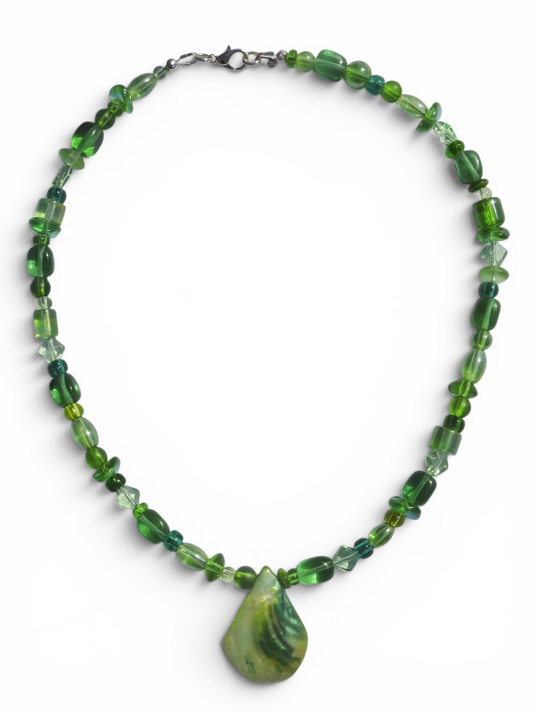Green Beaded Necklace