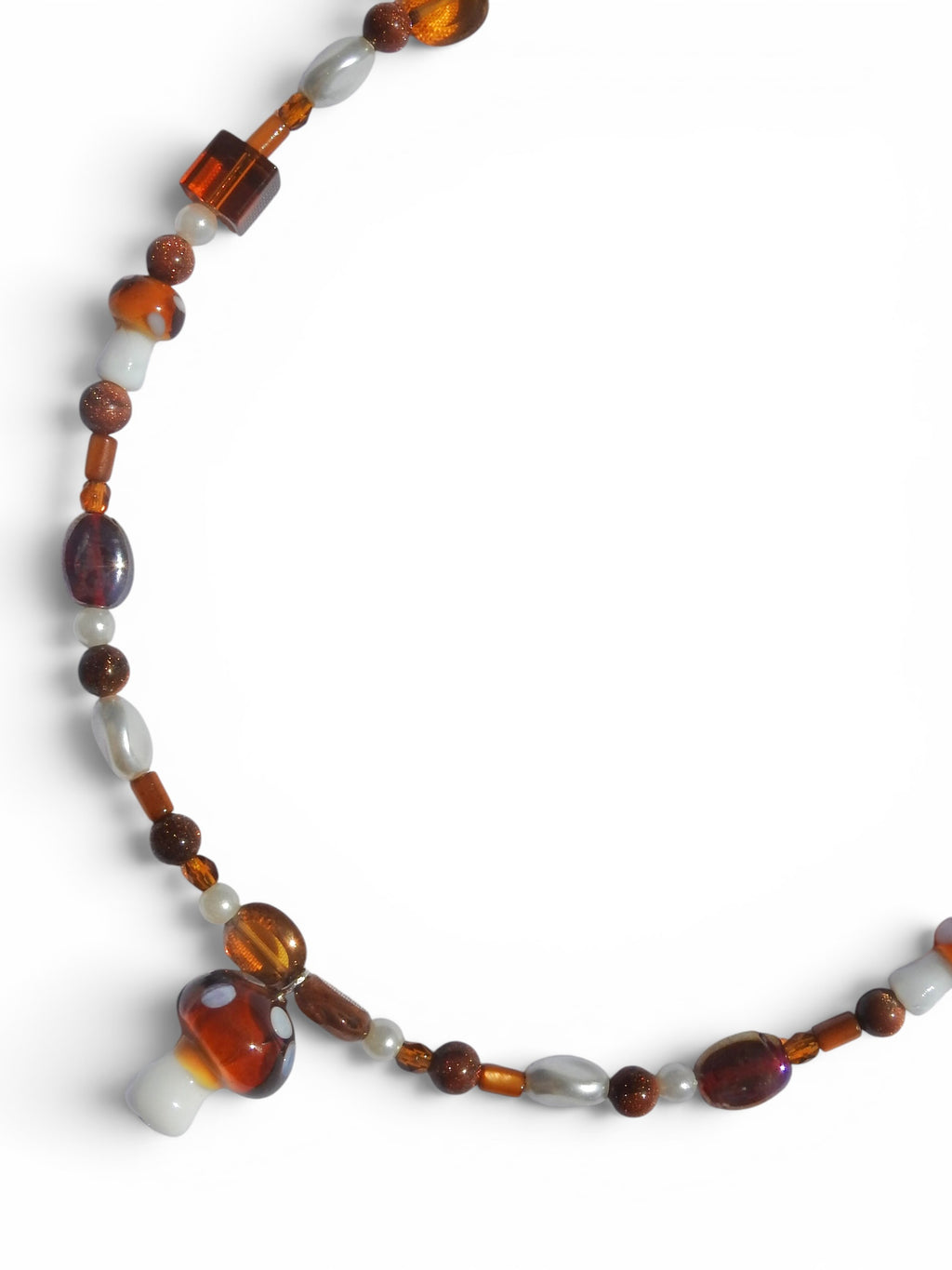 Brown Beaded Necklace