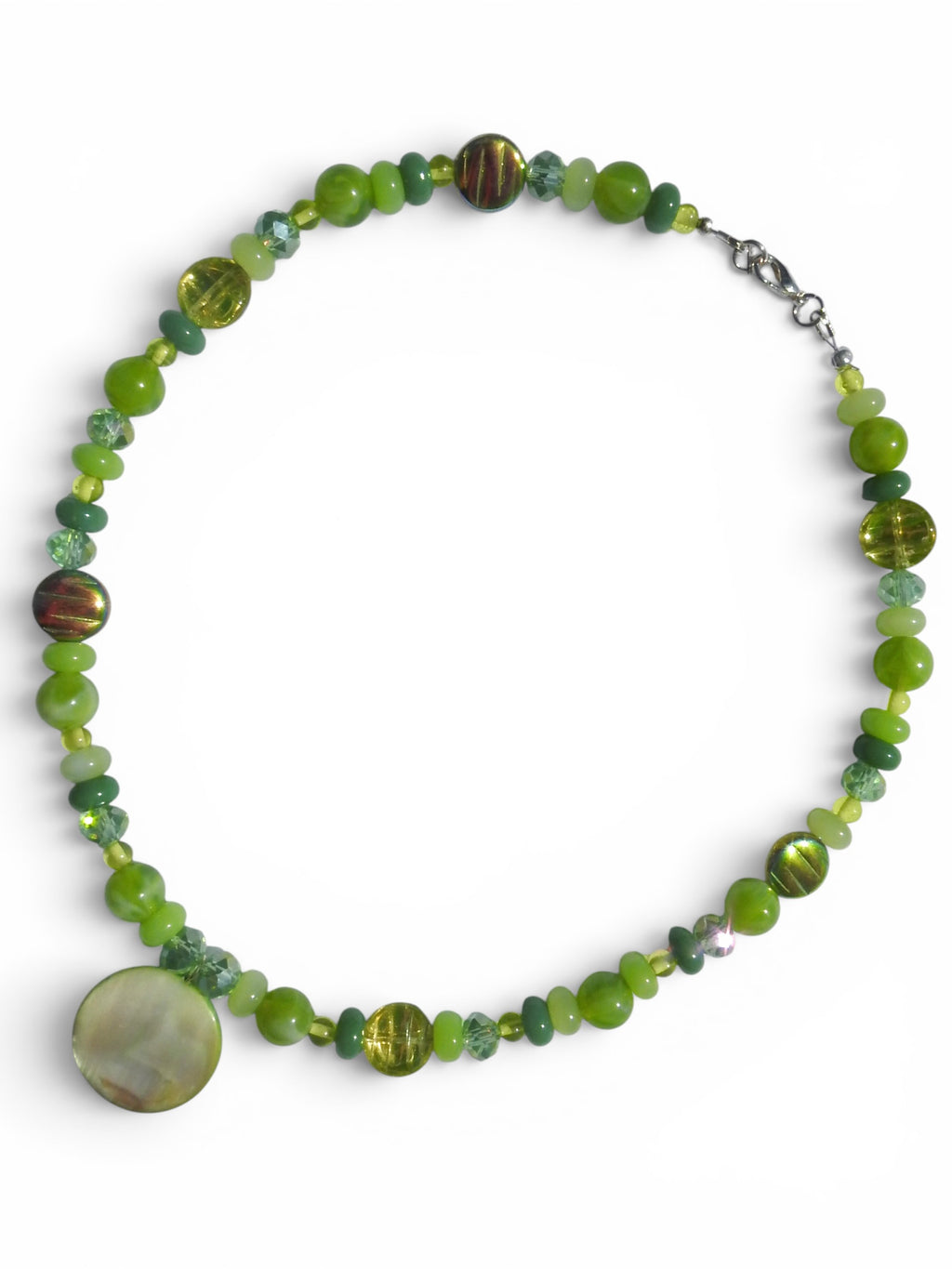 Peridot Beaded Necklace