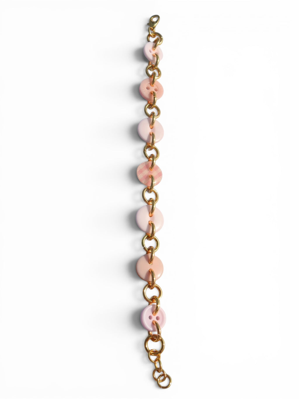 Blush Button Bracelet
