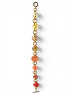 Warm Ombré Button Bracelet