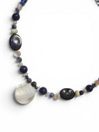 Blue Stone Beaded Necklace