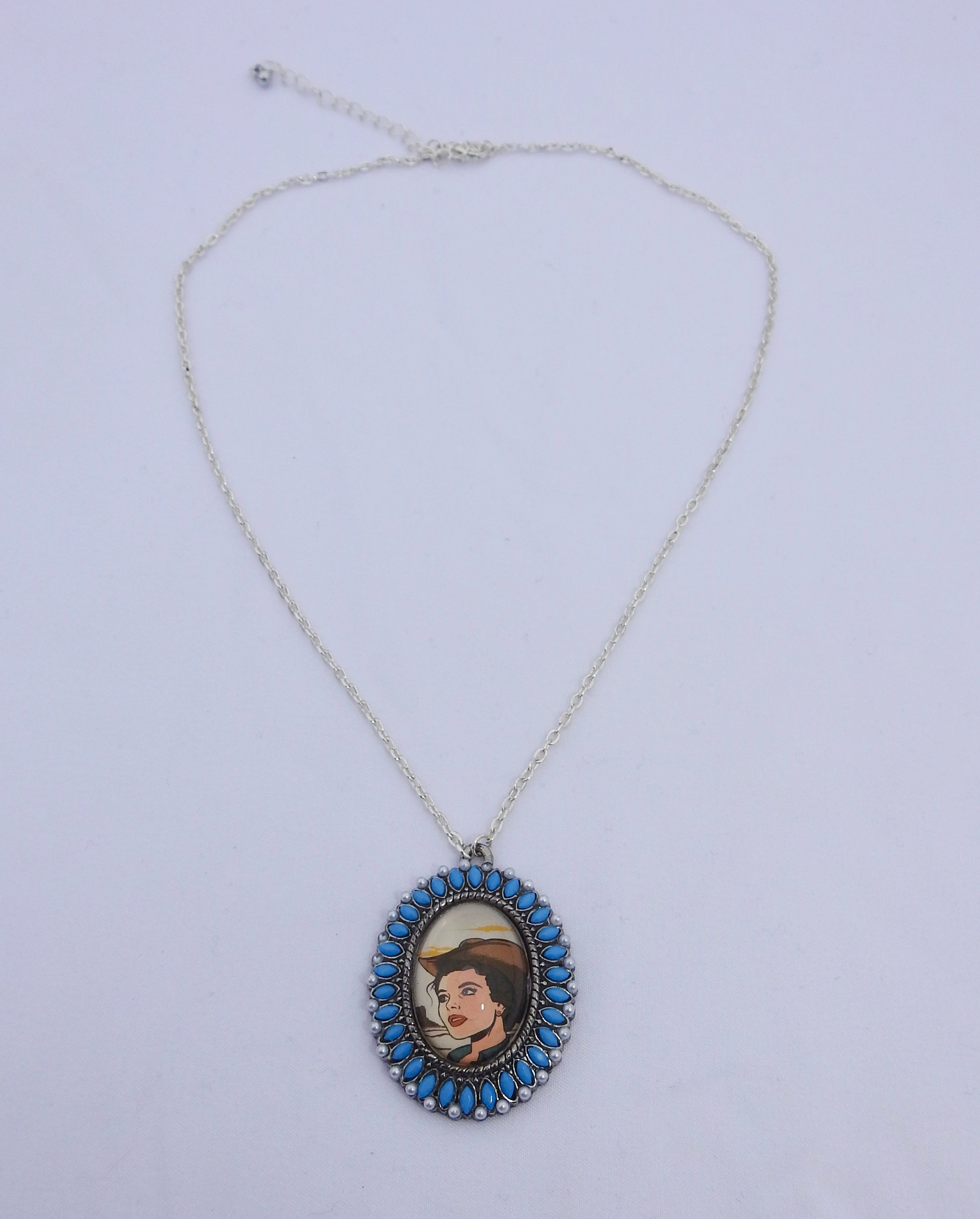 Cowgirl Cameo Necklace