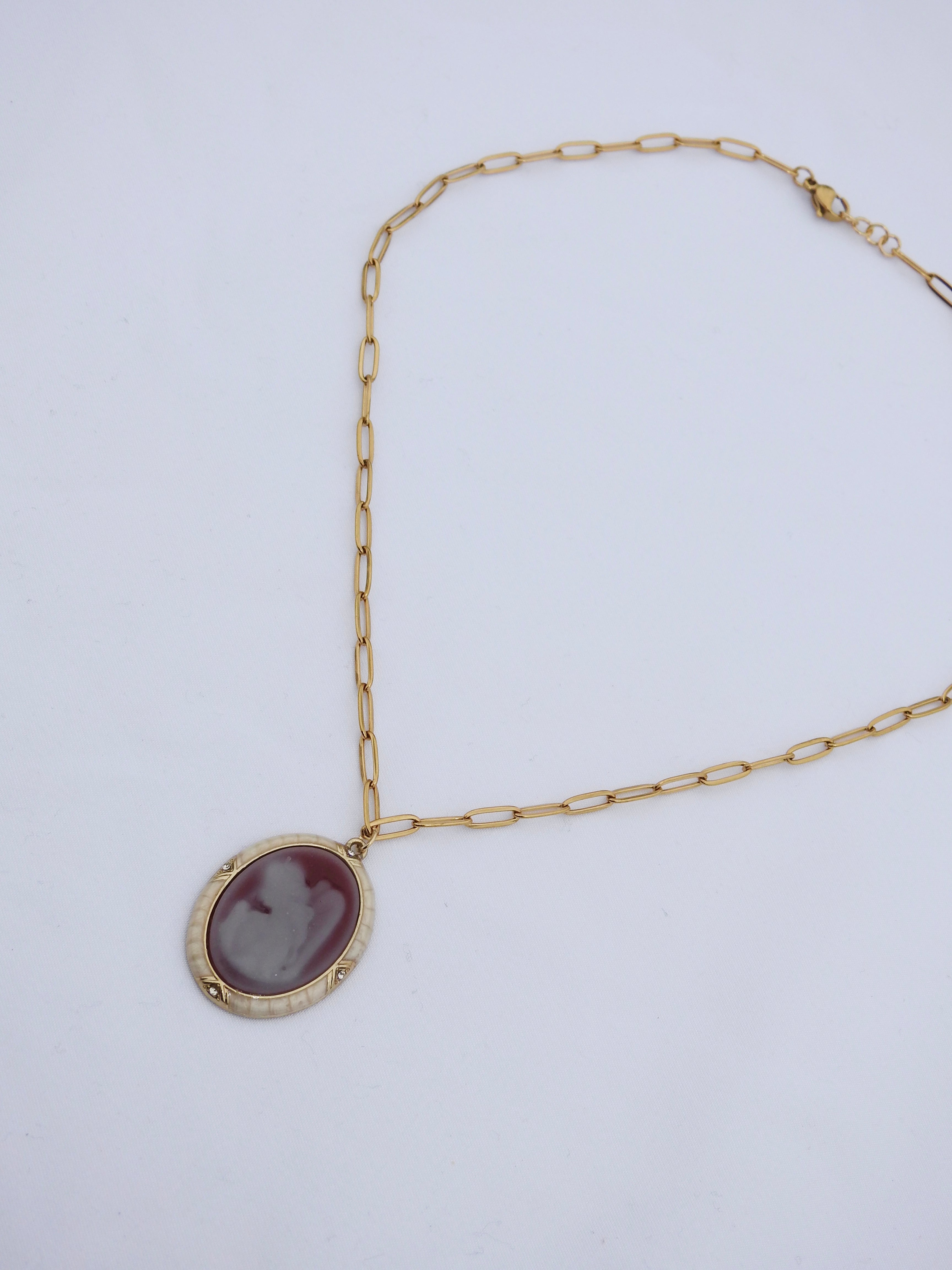 Angel Cameo Necklace