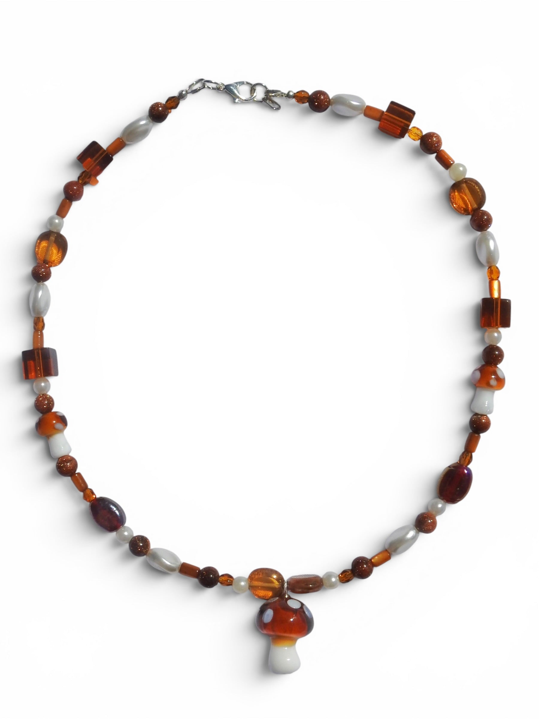 Brown Beaded Necklace
