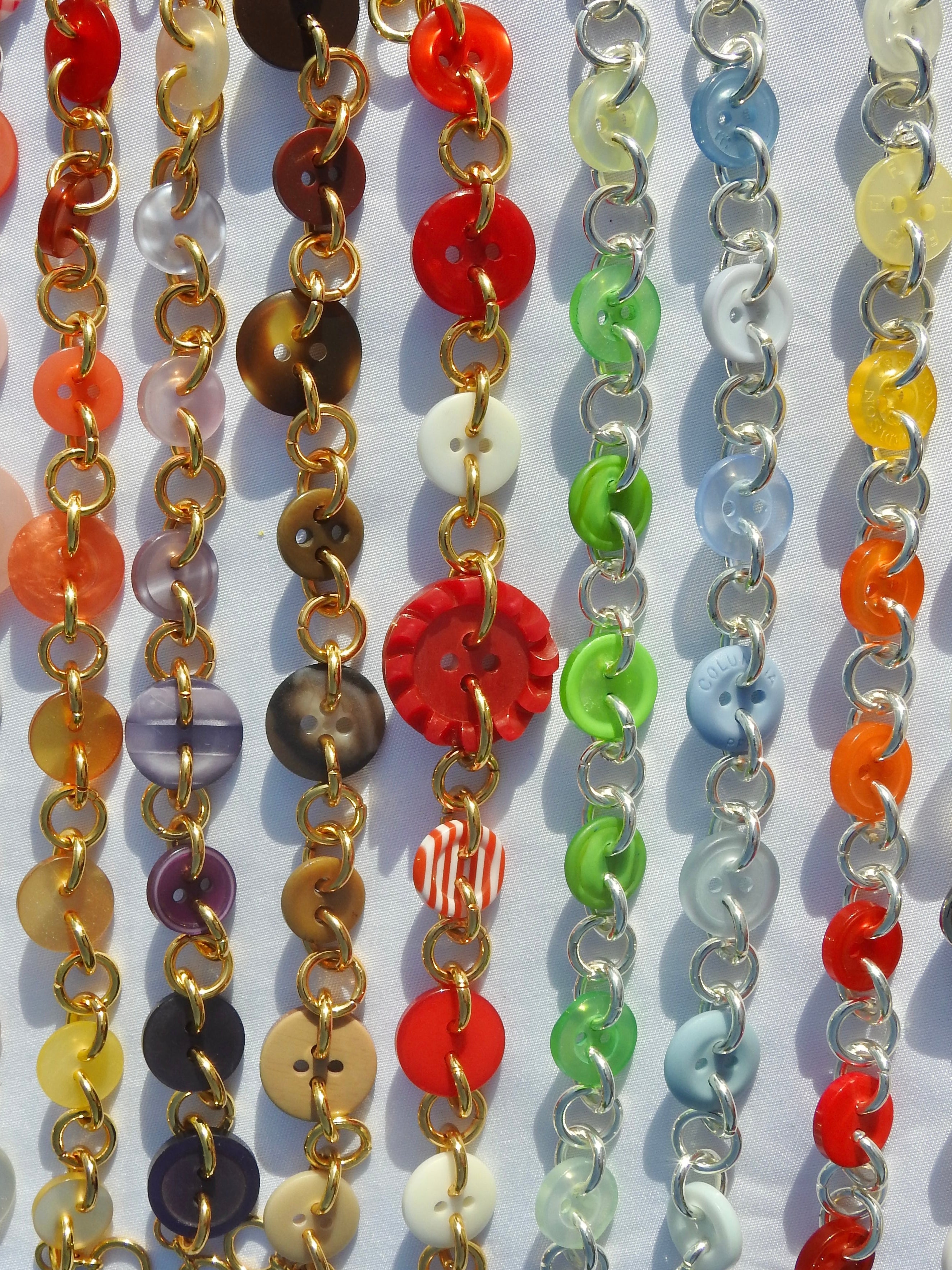 Kiwi Button Bracelet