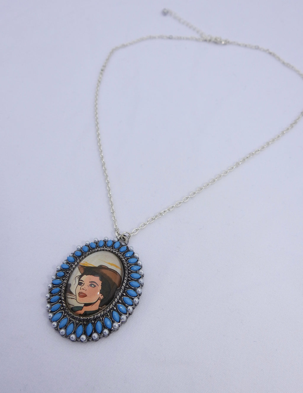 Cowgirl Cameo Necklace