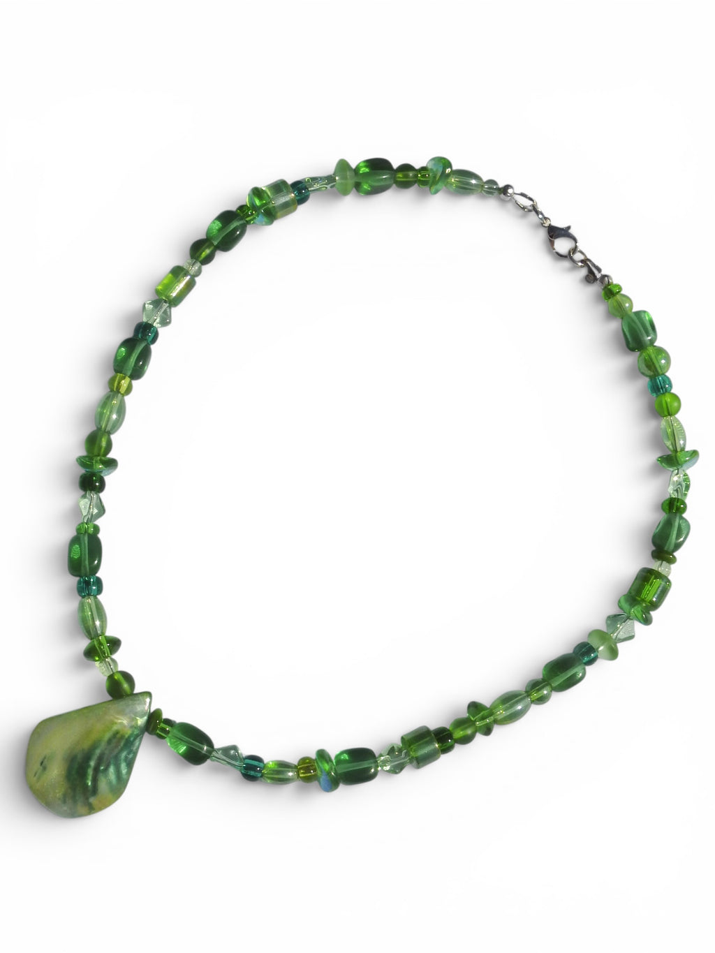 Green Beaded Necklace