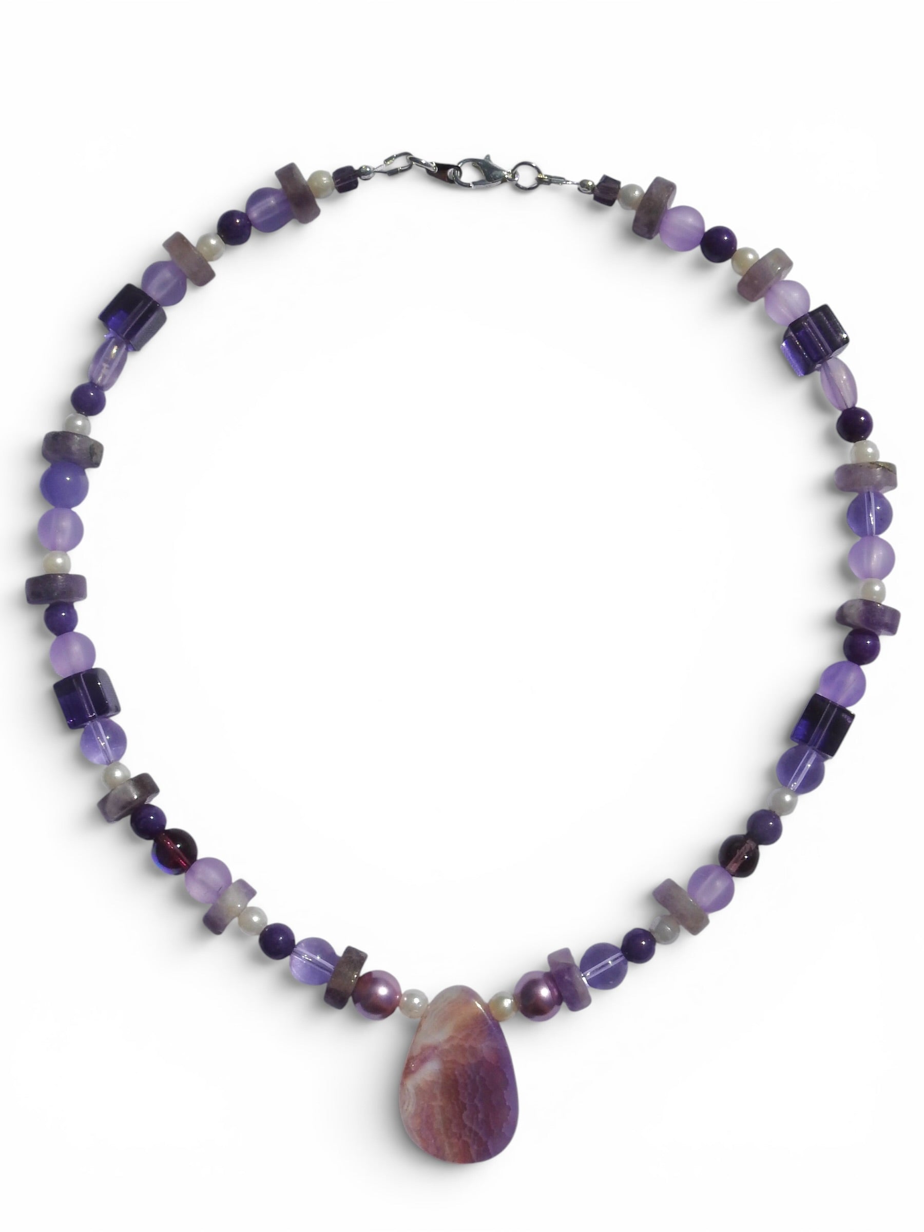 Amethyst Beaded Necklace