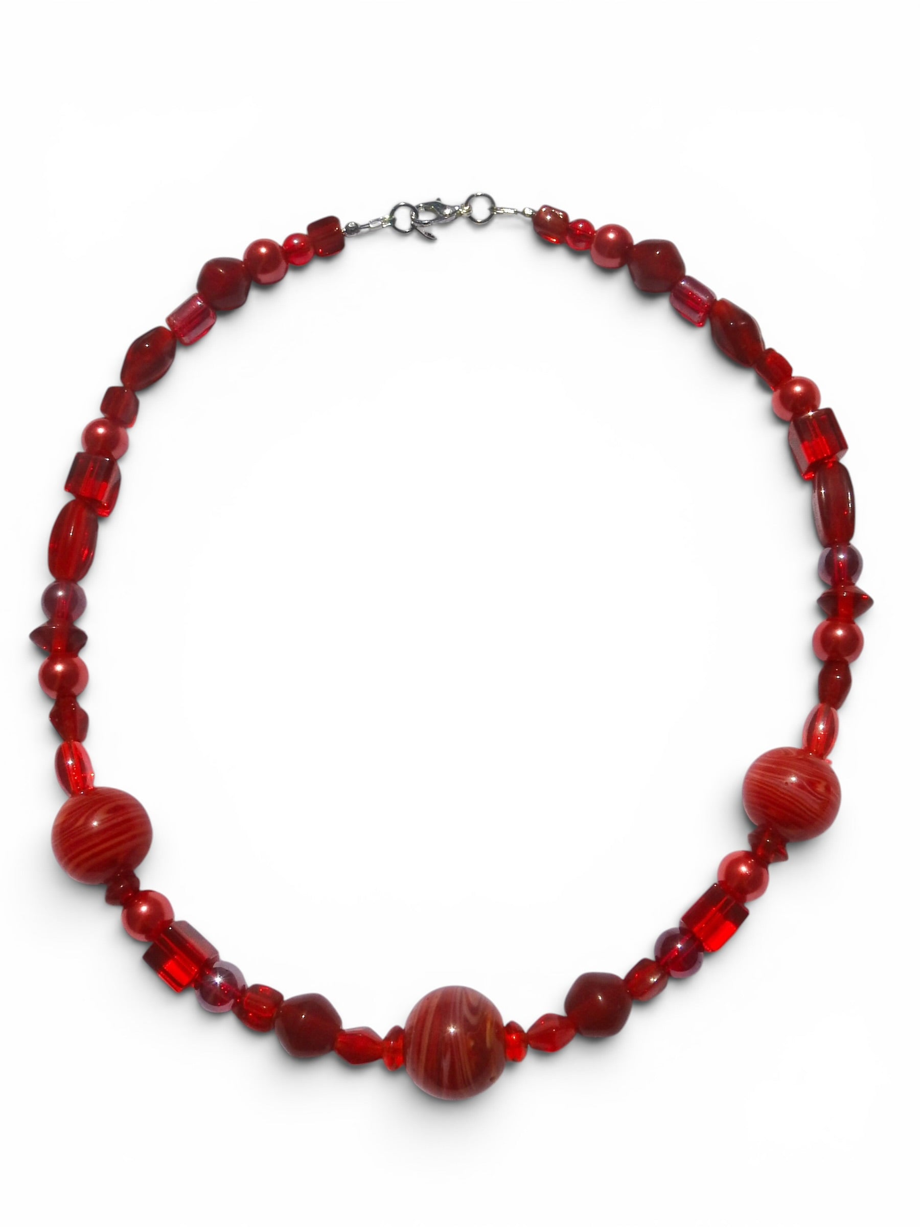 Red Beaded Necklace