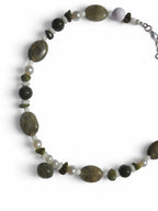 Olive Beaded Necklace