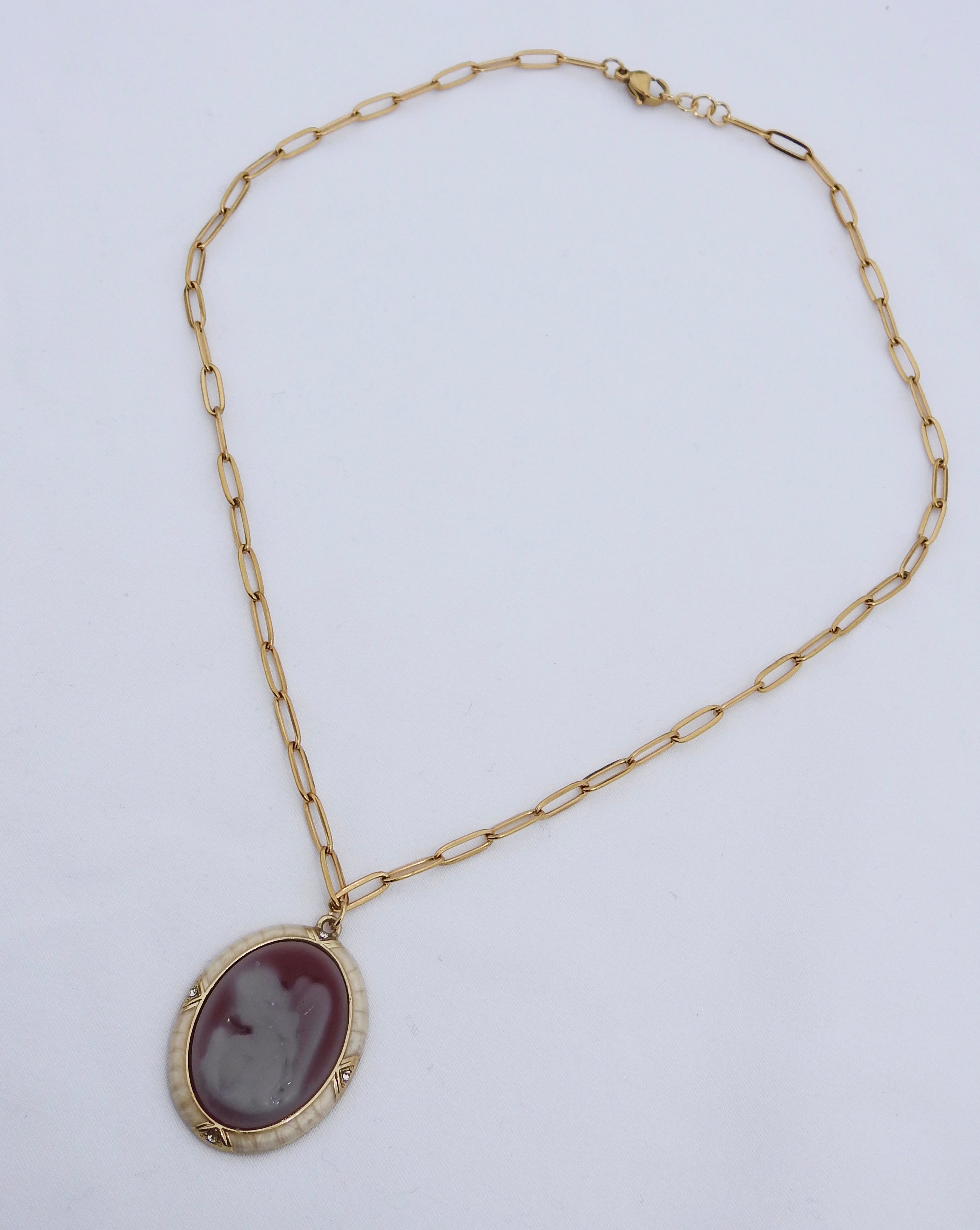 Angel Cameo Necklace